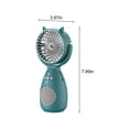 thumbnail image 3 of Cameland Portable Handheld Mini Multifunctional Small Fan Bluetooth Speaker Integrated Household Dormitory Silent Small Fan BT16, 3 of 6