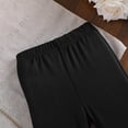 thumbnail image 6 of dazeni Toddler Girls Bell Bottom Pants 0-7 Years Cute Bow Ruffle Flare Pants High Waisted Bootcut Trousers Stretchy Dance Pants Black 6 Years, 6 of 9