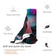 thumbnail image 3 of Salouo Modern Abstract Colorful Skull A Pattern 1 Pack Bath Towel, Quick Drying Towels Premium Towels for for Body, Sport, Yoga, SPA, Fitness-31.5"x63", 3 of 8