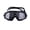 Black, variant on CLEAR'R FOCUS Adult Swim Mask Turq/Smoke Unisex
