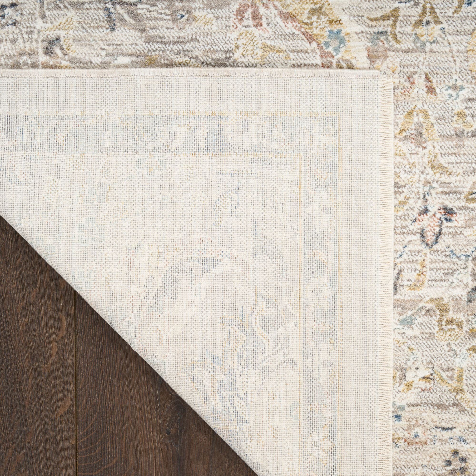 Nourison Heirloom Blend 2'2" x 10' Light Grey Vintage Indoor Rug