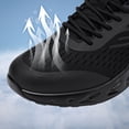 thumbnail image 3 of FENLERN Non Slip Chef Shoes for Men Work Shoe Kitchen Restaurant Walking Running Sneakers Black, 3 of 7