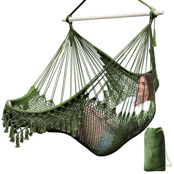 Silla Hamaca Chihee Súper Grande con Cuerda de Algodón Suave