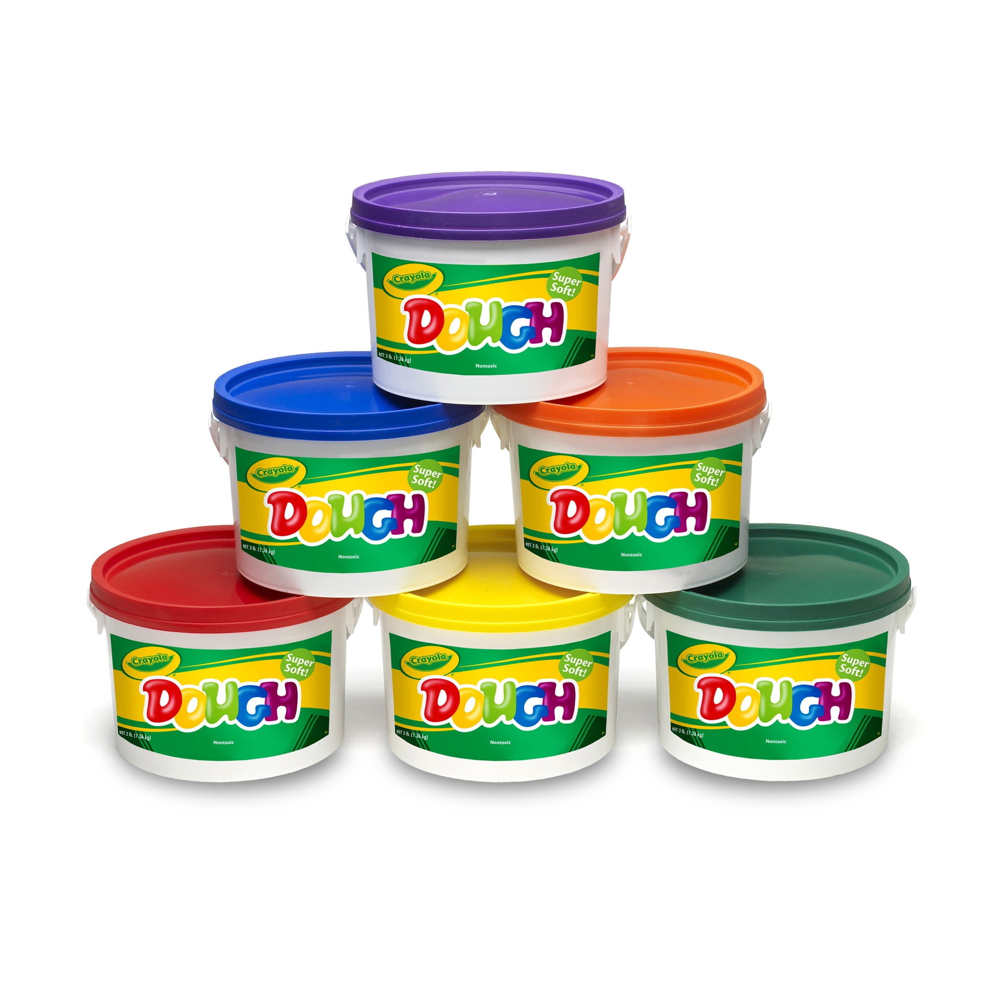 Crayola Dough in a cute stackable container~Sugar Cube White~5 oz 