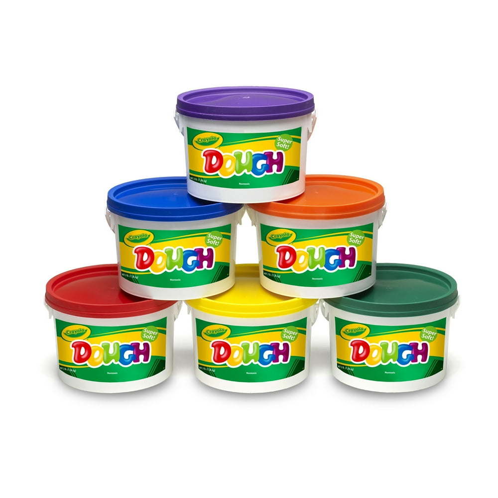 Crayola Super Soft Modeling Dough, Pack Of 6 - Walmart.com - Walmart.com