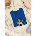 thumbnail image 3 of Big Gold Glittery Star Shaped T-Shirt Women -Image by Shutterstock, Female XX-Large, 3 of 4
