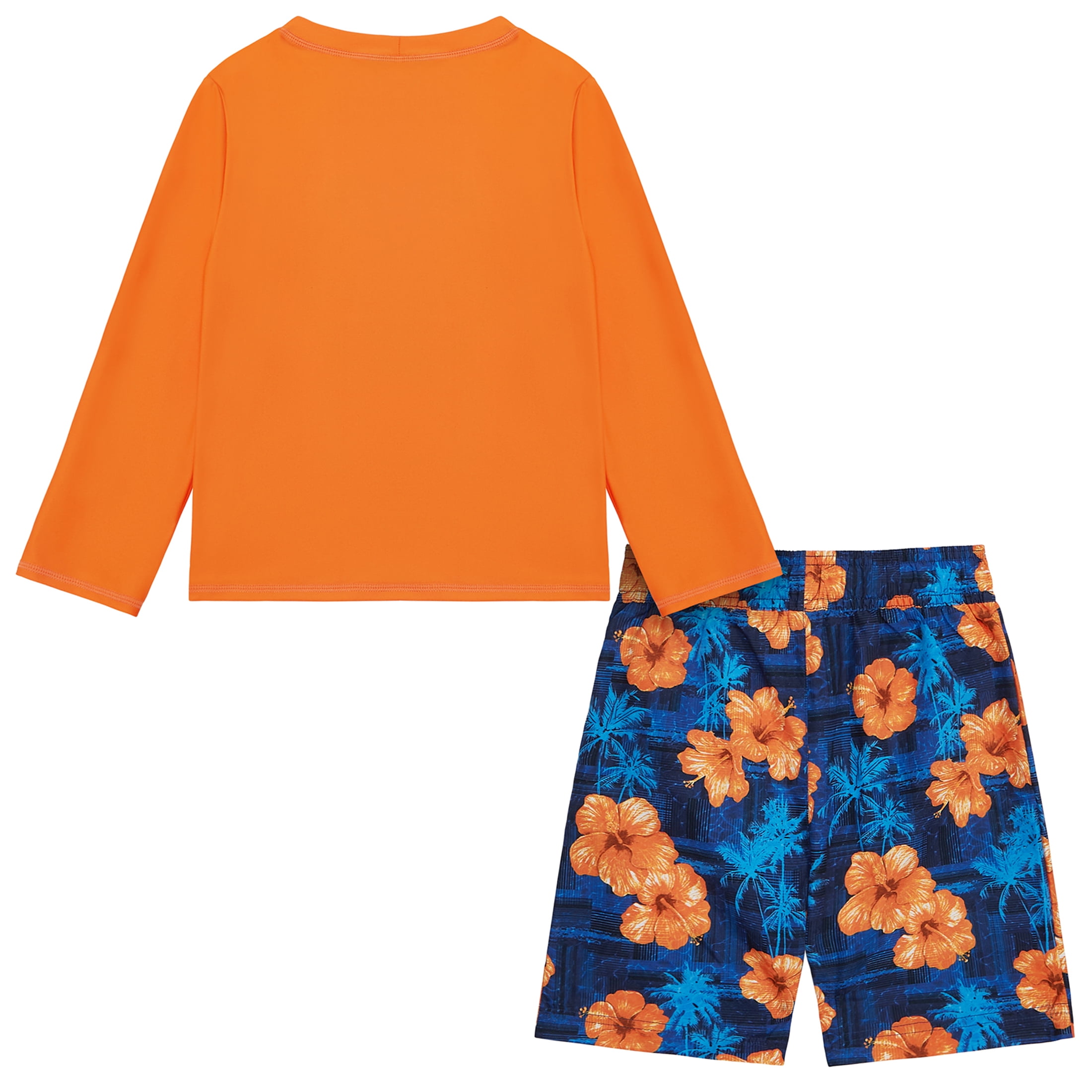 Ocean Pacific Boy's Rash Guard and Swim Trunks Set, Sizes 4 - 7
