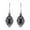 Oval, variant on Handmade Blue Lapis Lazuli Boho Drop Dangle Earrings for Women Oxidized 925 Sterling Silver Jewelry Fish Hook Birthday Christmas Gifts for Women