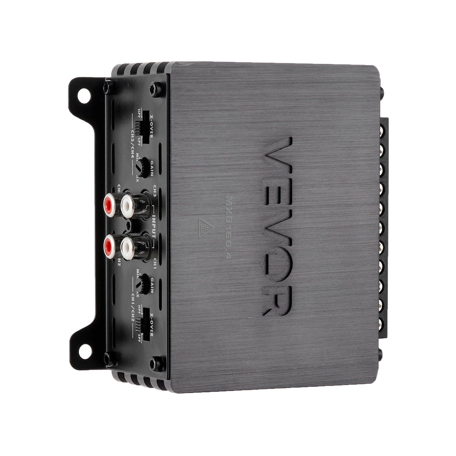 VEVOR 4 Channel Car Audio Amplifier 2 Ohm Stable Bridgeable Class D Full Range Amp Max Power 4 x 110W @ 4 Ohm / 4 x 160W @ 2 Ohm for Car SUV Truck Off-Road