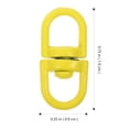 thumbnail image 2 of PTOOTP 1Jgo Gancho Giratorio Para Llaveros Accesorios De Metal Seguros Y Duraderos Perfectos Para Manualidades, 2 of 5