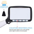 thumbnail image 2 of Magnifying Glass With Light. Magnifier For Reading With Bright Led Lights, Folding Handle, Easy To Store & Carry. Rectangular Lens Is Best Shape, 2 of 5