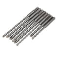 thumbnail image 1 of Embouts de Forage en Béton, 2 Flûtes 8 Pcs Embout de Forage pour Pierre, 1 of 8