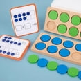 thumbnail image 4 of Ten Frame Set Math Manipulative Early Learning Math Counters Home Math Games For Kids, 4 of 7
