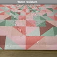 thumbnail image 6 of Ambesonne Retro Place Mats Set of 4, Geometry Shapes Pastel, Standard Size, Green Pink Coral, 6 of 6