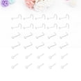 thumbnail image 3 of MesaSe 60 Pcs Anneau de Nez Médical Invisible Clou de Nez Clair Transparent Clou de Nez (Forme en S Forme Courbée et Forme Droite pour Chacun 20, 3 of 9