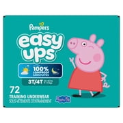 Pampers Easy Ups Training Pants Size 5 (3T4T), 72 Count (Select for More Options)
