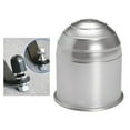 thumbnail image 4 of Cubierta de bola de enganche de remolque de nailon de 50 mm para RV, barco, camión, a prueba de polvo, color plateado Plata, 4 of 6