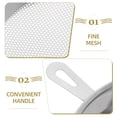 thumbnail image 4 of Dytern maple syrup filter 2Pcs Fine Mesh Paint Strainer Stainless Steel Paint Filter For Paint Bucket Emulsion Honey Funnel Filter Filtering Impurity Particles,6.69"X5.31"X1.1", 4 of 11