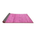 thumbnail image 2 of Ahgly Company Indoor Round Abstract Pink Modern Area Rugs, 8' Round, 2 of 4