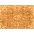 thumbnail image 1 of Ahgly Company Indoor Rectangle Abstract Orange Modern Area Rugs, 7' x 9', 1 of 4