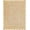 Yellow, variant on KLAVATE Natural Jute Wave Edge Hand Braided Scalloped Farmhouse Entryway Jute Rug
