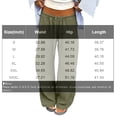 thumbnail image 2 of Dresfit Womens Palazzo Pants Baggy Drawstring Sweatpants 2026 Summer High Waisted Vacation Trousers Cooling Soild Straight Pant with Pockets M, 2 of 7