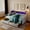 Beige, variant on Barara King Sleeper Sofa Bed, Futon Couches Loveseat,Twin Size Sofa Bed with 3 LED Lights and Storage Headboard, Bed with 2 Drawers and Wireless Charging, Beige