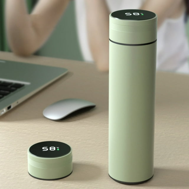 Paokuoon Insulated Bottle Insulated Bottle Set LED Display Smart Thermal Tea Water Separation Bottle