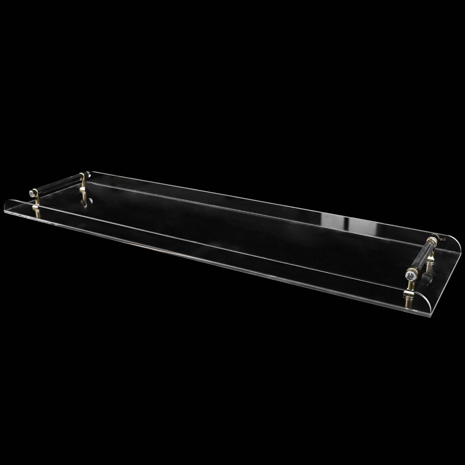 Clear Acrylic Bathtub Tray Bathroom Shower Tub Rack Book EReader