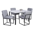 thumbnail image 1 of Comedor Soria MOBILKRAFT Modelo Soria Rectangular Estilo Contemporaneo color Negro y Gris, 1 of 4