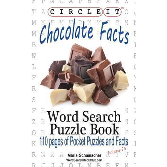 Circle It, Chocolate Facts, Word Search, Puzzle Book