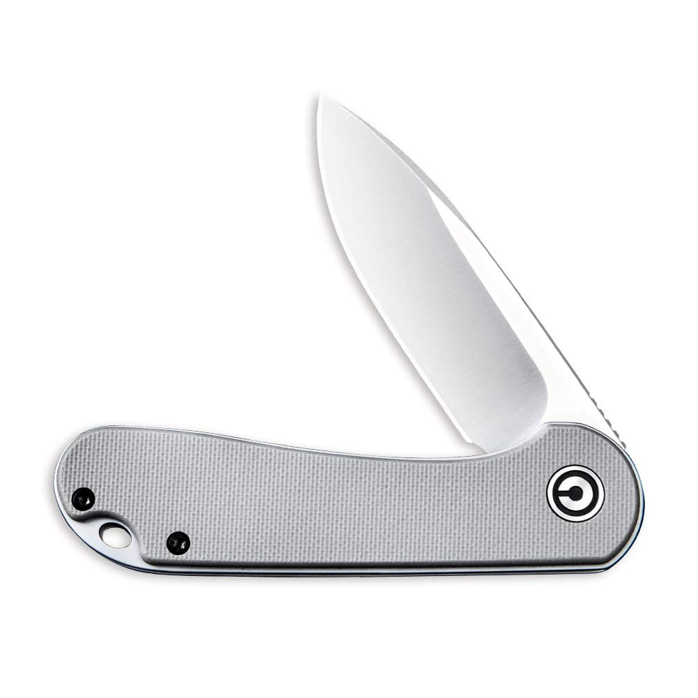 CIVIVI Elementum Pocket Knife 2.96" D2 Stainless Steel Blade Gray G10 Handle C907B