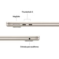 thumbnail image 4 of Apple MacBook Air 13” M5 10-Core CPU 8-Core GPU 16GB RAM 512GB SSD macOS Starlight Teclado Retroiluminado Touch ID, 4 of 4
