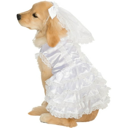 Dog Blushing Bride Pet Halloween Costume