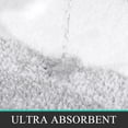 thumbnail image 3 of Juego de alfombras de baño Bsmathom de 3 piezas, antideslizantes y absorbentes, color gris claro, 3 of 7