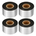 thumbnail image 1 of Unique Bargains 1.18'x984' (30mmx300m) Wax Thermal Transfer Ribbon, 4 Roll 1' Core Ink Out Barcode Printer Ribbon, Black, 1 of 6
