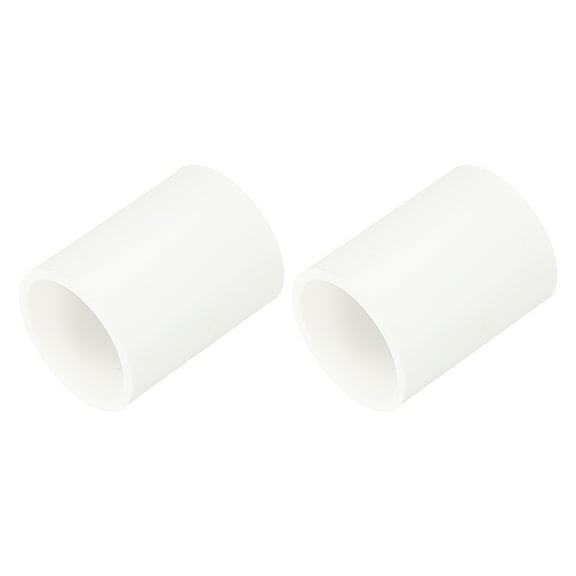 25mm Pipe Coupling Adapter, 2Pcs Pipe Fittings, White