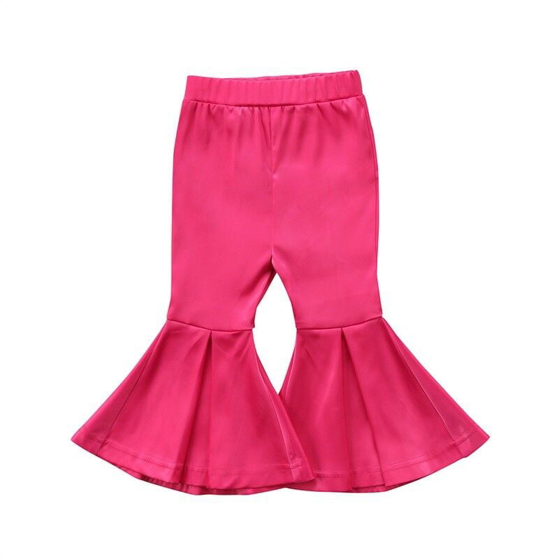 Cathery - Toddler Baby Girls Kids Bell Bottom Flare Pants High Waist ...