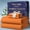 Burnt Orange, variant on Cooling Bed Sheet Sets - Luxurious & Ultra-Soft for Kids, Cooling Sheets for Hot Sleepers - Comfortable & Cool, Bamboo Blend Sheets Twin/Full/Queen/King Size, Deep Pockets