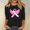 Black, variant on Breast Cancer Print Tops Casual Pullover Blouse Wowen's Graphic Tees Long Sleeve Shirts Fall Winter Crewneck Comfy Shirts Dark Gray S