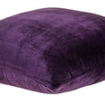 thumbnail image 3 of Parkland Collection Alba 18x18" Solid Viscose & Fabric Throw Pillow in Purple, 3 of 4