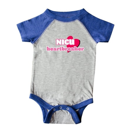 

Inktastic NICU Heartbreaker in Pink with Heart Gift Baby Boy or Baby Girl Bodysuit