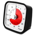 thumbnail image 1 of 60-Minute Visual Timer for Classroom & Kids, Silent Quartz, Adjustable Volume, AAA Battery Operated, 1 of 4