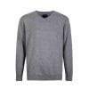 thumbnail image 4 of Krumba Men's Cotton Oversized V-Neck Classical Pull-On Sweater 2XL Charcoal, 4 of 11