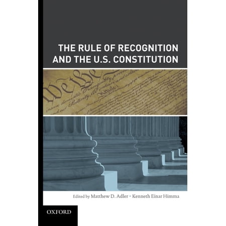 Rule of Recognition and the U.S. Constitution (Hardcover)