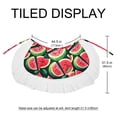 thumbnail image 5 of Watermelon Chic Chiffon Women's Beach Dress and Skirt Set for Sunny Days, 5 of 6