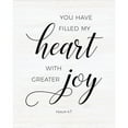 thumbnail image 3 of CAD Designs 15x18 Black Modern Framed Museum Art Print Titled - Greater Joy, 3 of 5