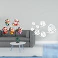 thumbnail image 2 of Figura de escritorio,Figura de dibujos animados del dios de la fortuna,regalo de Feng Shui,Adhesivo de pared,Calcomanías de pared de peces para dormitorio,sala de estar y oficina,Pegatinas de, 2 of 8