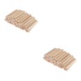 thumbnail image 2 of VONKY 50Pack Stick Unfinished craft Rectangle 50mm Modelling 100Pack Block Wood 100 Pcs 4mm 2Set, 2 of 6