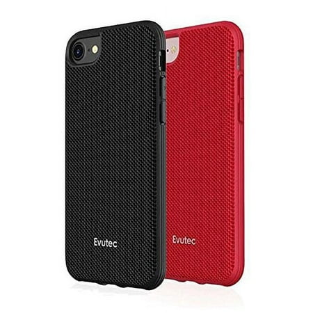 Evutec iPhone 8, 7, 6s, & 6 Ballistic Nylon Case with Vent Mount, Black